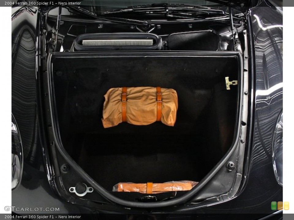 Nero Interior Trunk for the 2004 Ferrari 360 Spider F1 #83861949