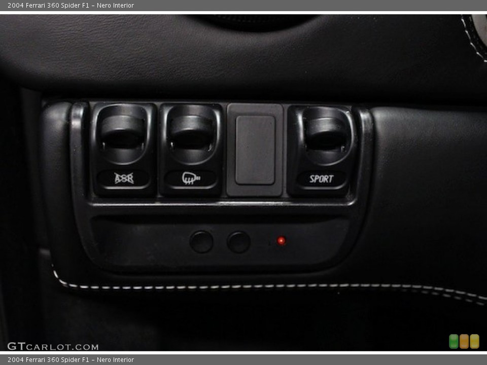 Nero Interior Controls for the 2004 Ferrari 360 Spider F1 #83862324