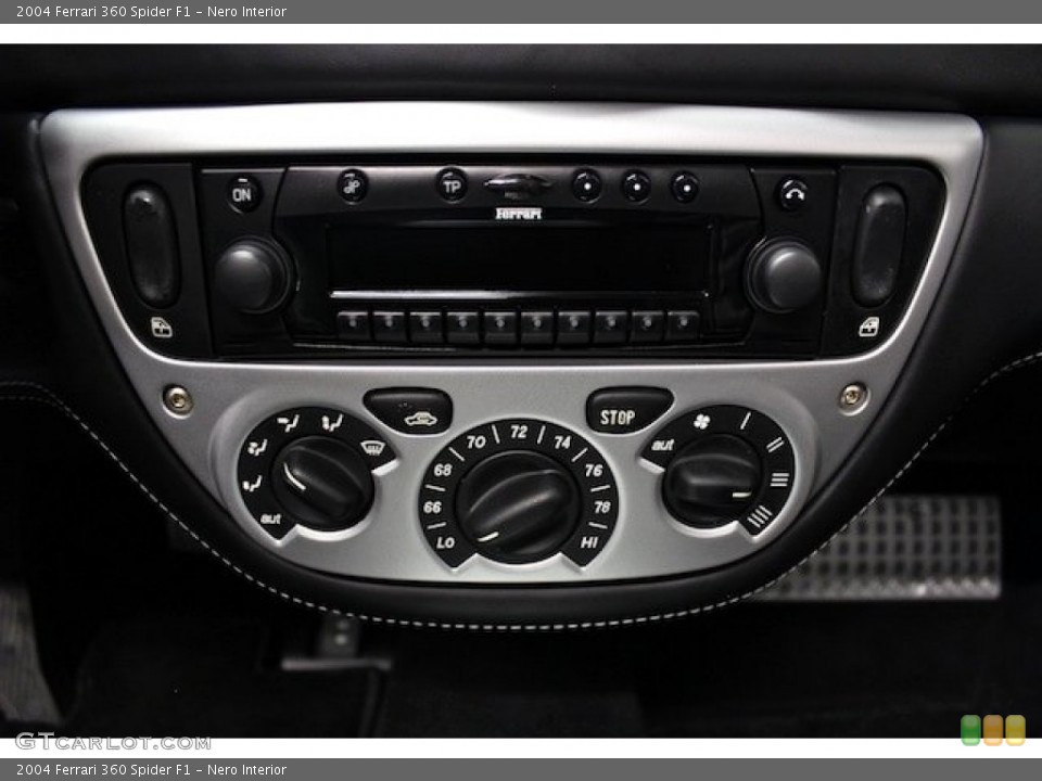 Nero Interior Controls for the 2004 Ferrari 360 Spider F1 #83862522
