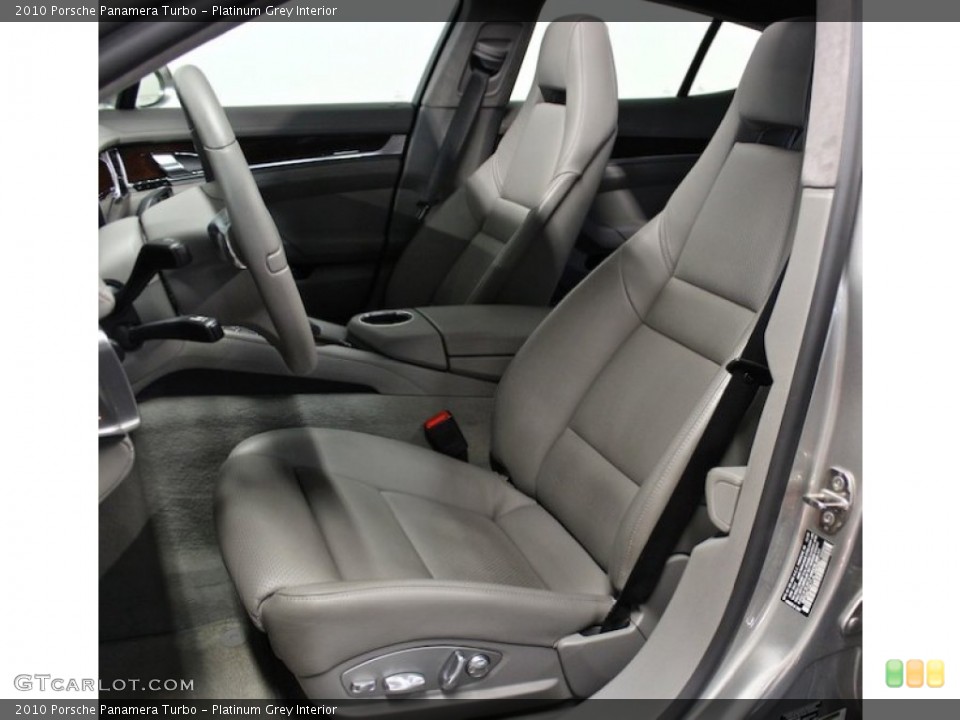 Platinum Grey Interior Front Seat for the 2010 Porsche Panamera Turbo #83863482