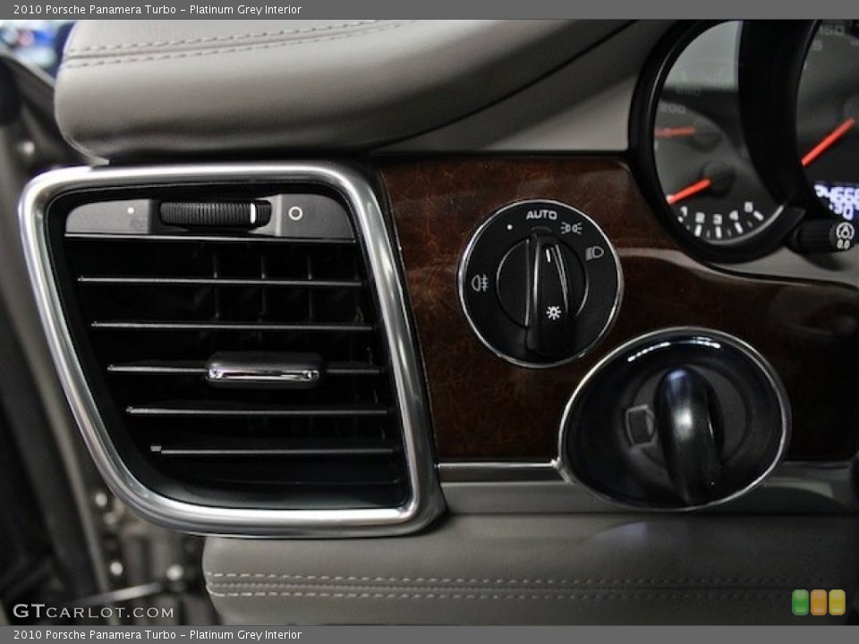Platinum Grey Interior Controls for the 2010 Porsche Panamera Turbo #83863525