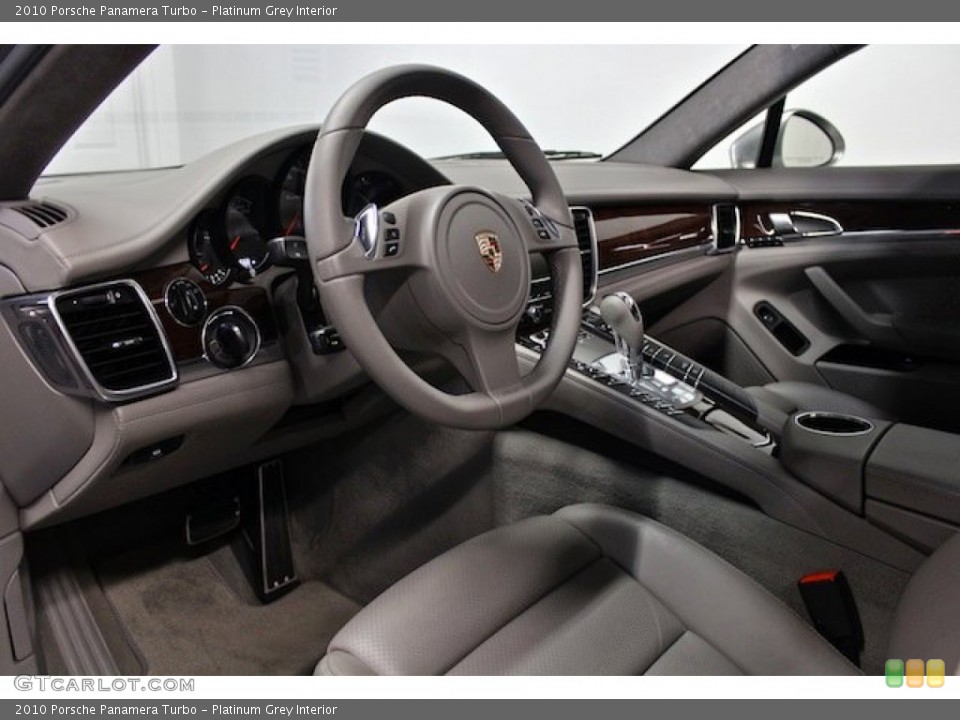 Platinum Grey Interior Dashboard for the 2010 Porsche Panamera Turbo #83863547