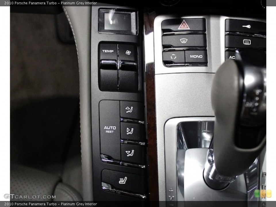 Platinum Grey Interior Controls for the 2010 Porsche Panamera Turbo #83863752