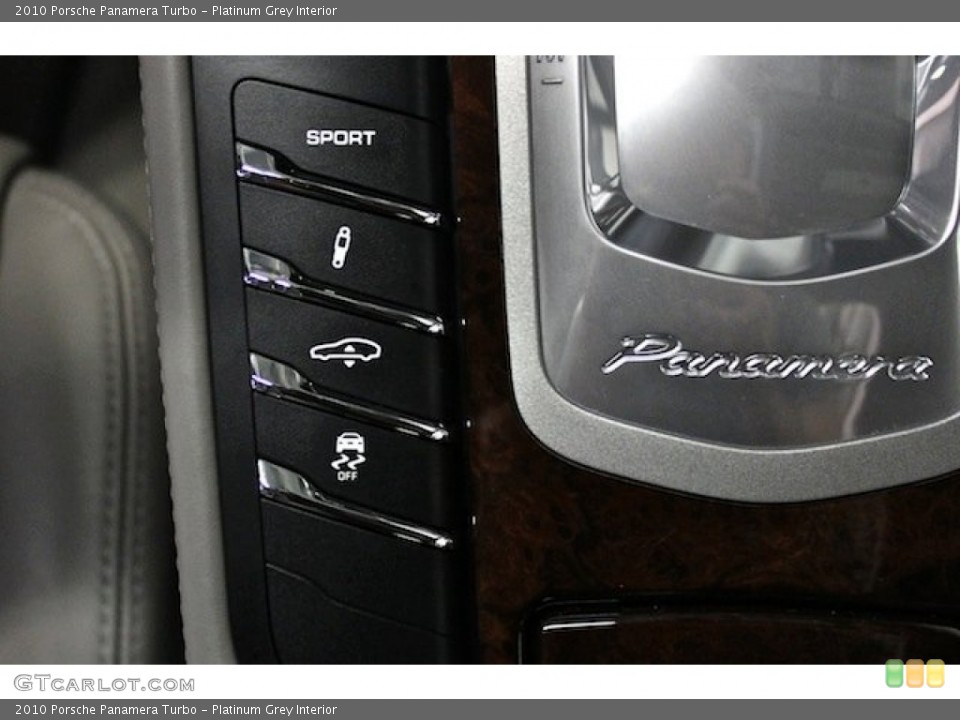 Platinum Grey Interior Controls for the 2010 Porsche Panamera Turbo #83863786