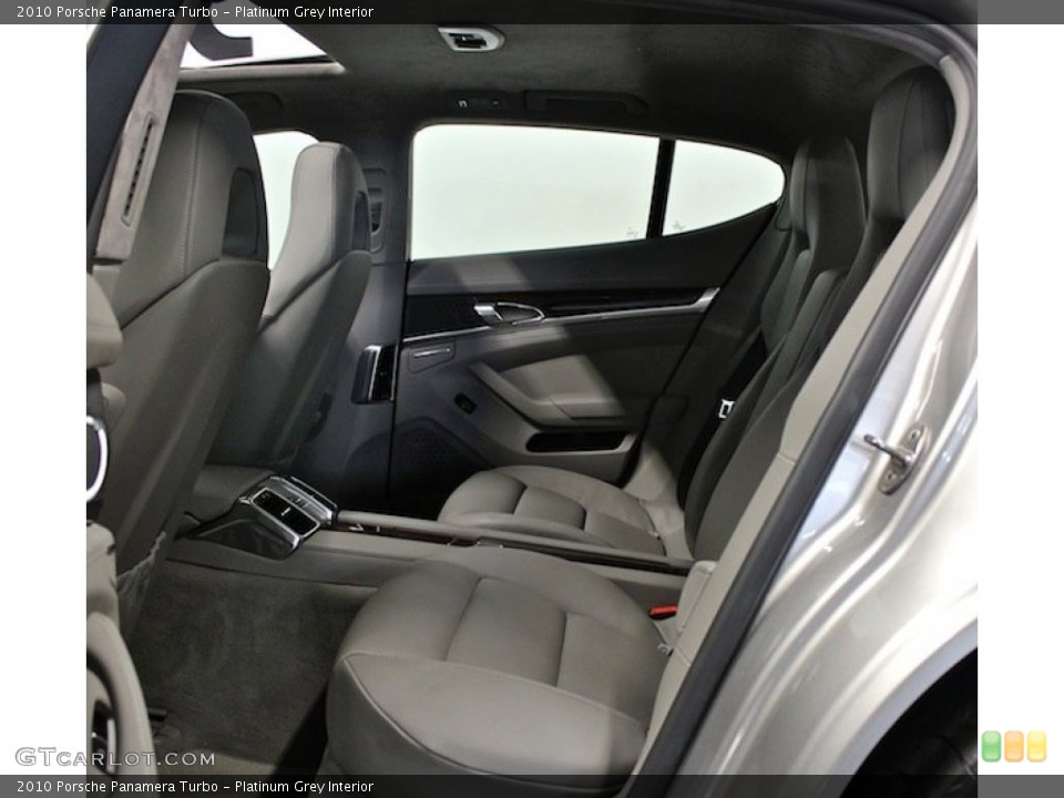 Platinum Grey Interior Rear Seat for the 2010 Porsche Panamera Turbo #83863920