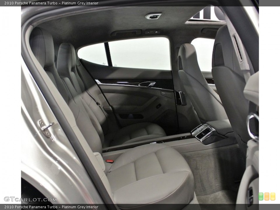 Platinum Grey Interior Rear Seat for the 2010 Porsche Panamera Turbo #83863938