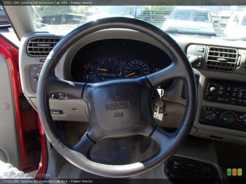 Pewter Interior Steering Wheel for the 2001 GMC Sonoma SLS Extended Cab 4x4 #83865945