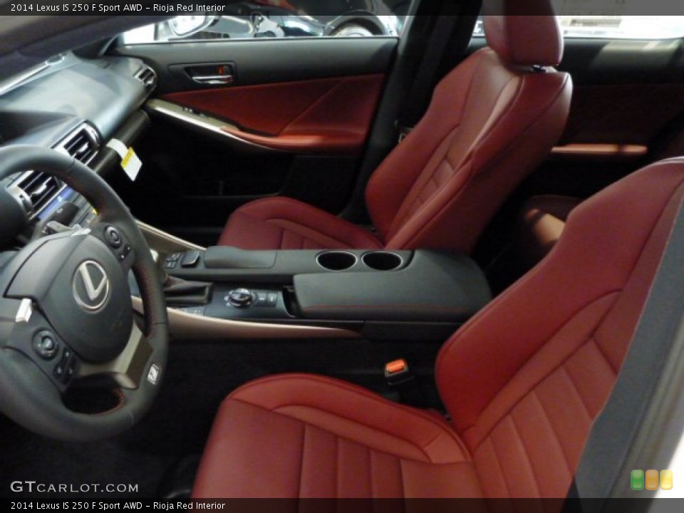 Rioja Red Interior Front Seat for the 2014 Lexus IS 250 F Sport AWD #83870079