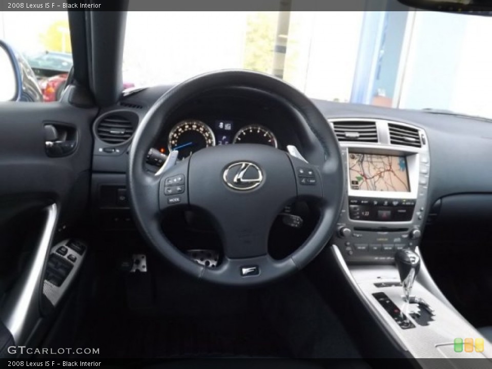Black Interior Dashboard for the 2008 Lexus IS F #83871120