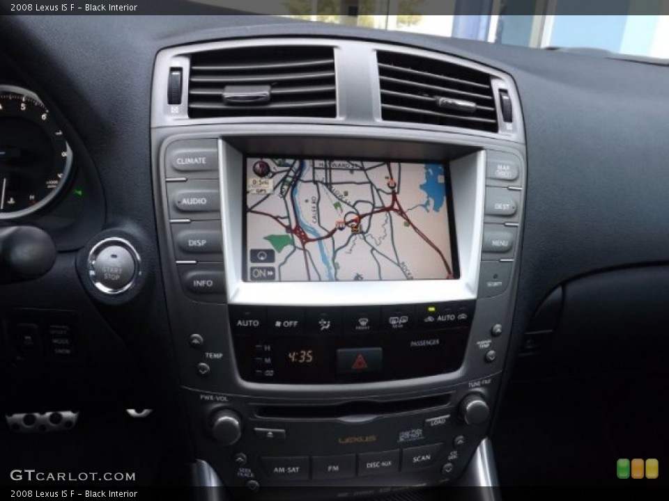 Black Interior Navigation for the 2008 Lexus IS F #83871210