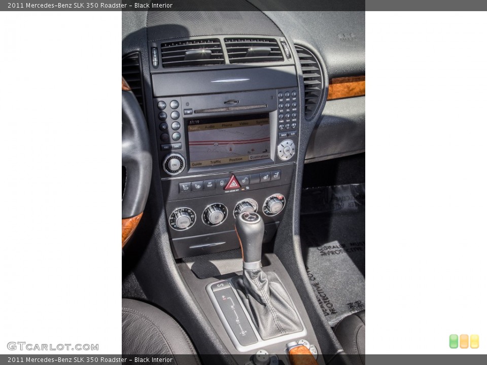 Black Interior Controls for the 2011 Mercedes-Benz SLK 350 Roadster #83874493