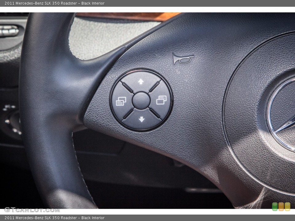 Black Interior Controls for the 2011 Mercedes-Benz SLK 350 Roadster #83875107