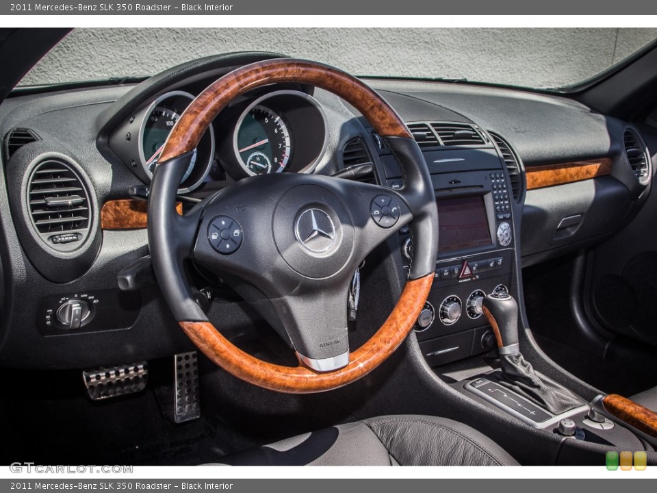 Black Interior Dashboard for the 2011 Mercedes-Benz SLK 350 Roadster #83875152