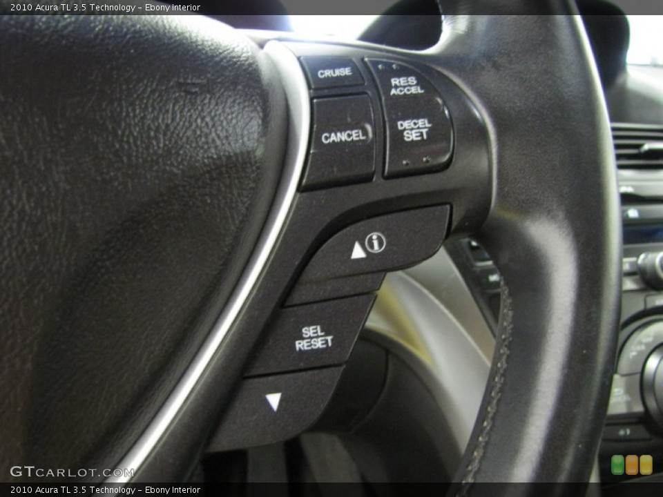 Ebony Interior Controls for the 2010 Acura TL 3.5 Technology #83876949