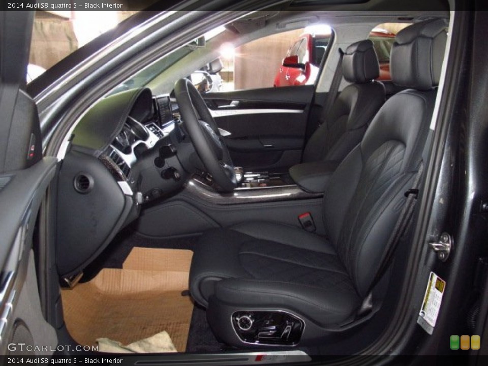 Black Interior Front Seat for the 2014 Audi S8 quattro S #83877267