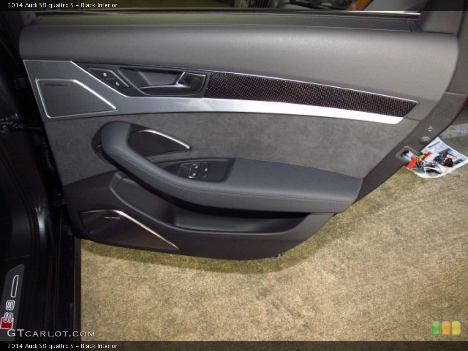 Black Interior Door Panel for the 2014 Audi S8 quattro S #83877305