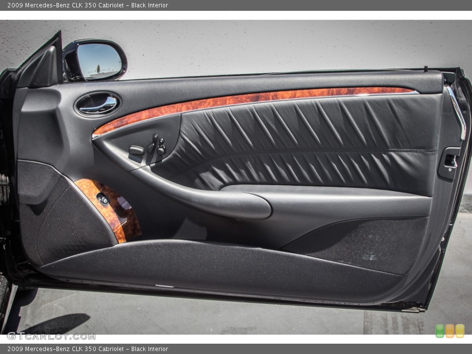 Black Interior Door Panel for the 2009 Mercedes-Benz CLK 350 Cabriolet #83877546