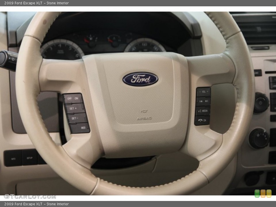 Stone Interior Steering Wheel for the 2009 Ford Escape XLT #83879463