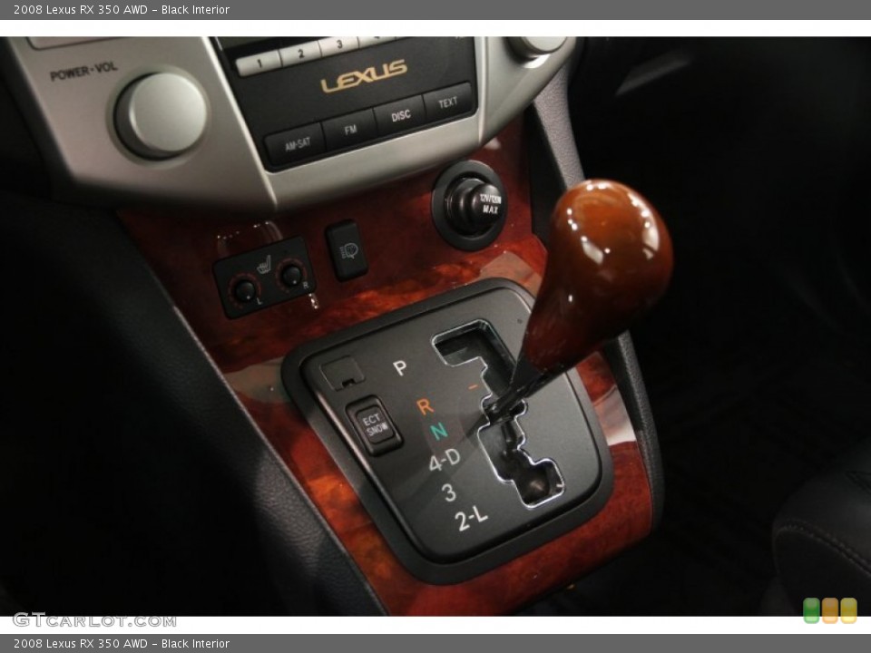 Black Interior Transmission for the 2008 Lexus RX 350 AWD #83882076
