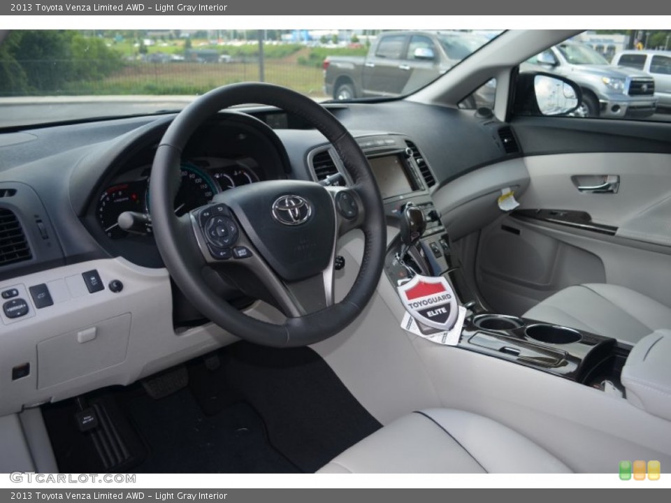 Light Gray Interior Dashboard for the 2013 Toyota Venza Limited AWD #83882187