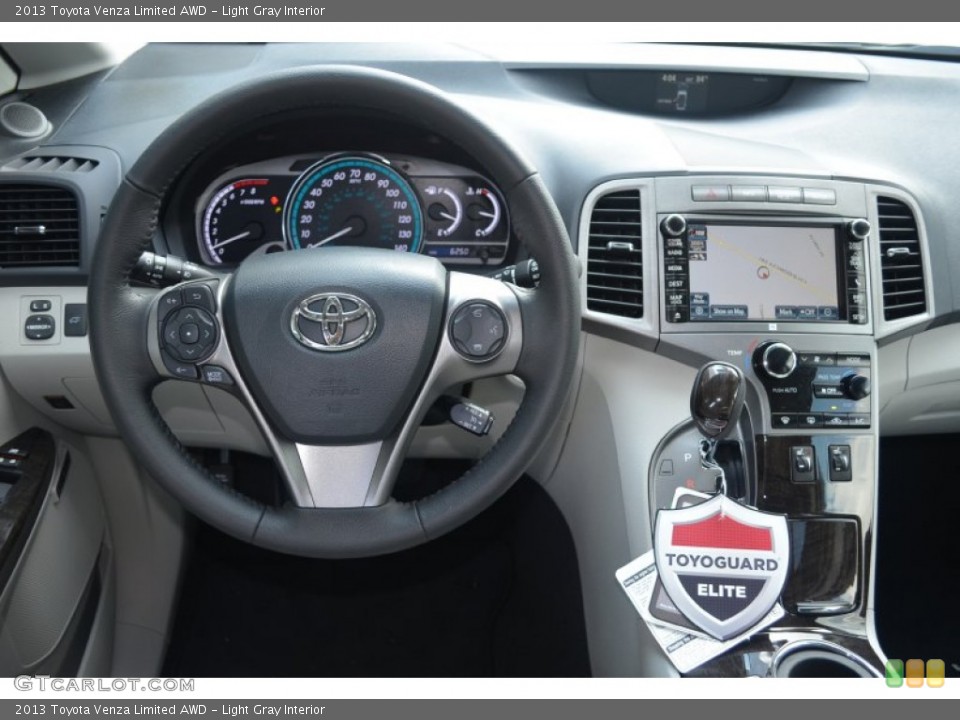 Light Gray Interior Dashboard for the 2013 Toyota Venza Limited AWD #83882229