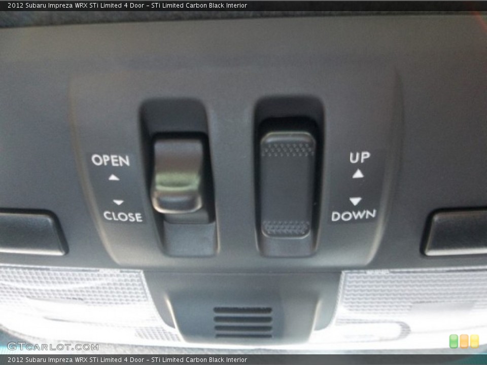 STi Limited Carbon Black Interior Controls for the 2012 Subaru Impreza WRX STi Limited 4 Door #83884894