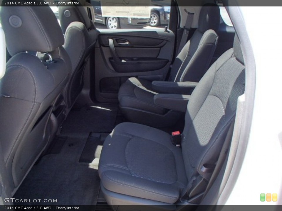 Ebony Interior Rear Seat for the 2014 GMC Acadia SLE AWD #83885074