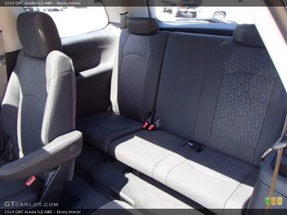 Ebony Interior Rear Seat for the 2014 GMC Acadia SLE AWD #83885095