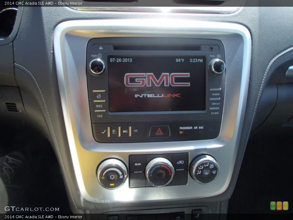 Ebony Interior Controls for the 2014 GMC Acadia SLE AWD #83885179