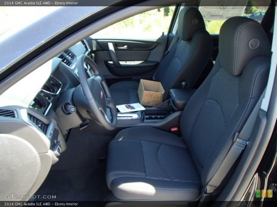 Ebony Interior Front Seat for the 2014 GMC Acadia SLE AWD #83885497