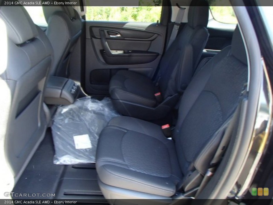 Ebony Interior Rear Seat for the 2014 GMC Acadia SLE AWD #83885521
