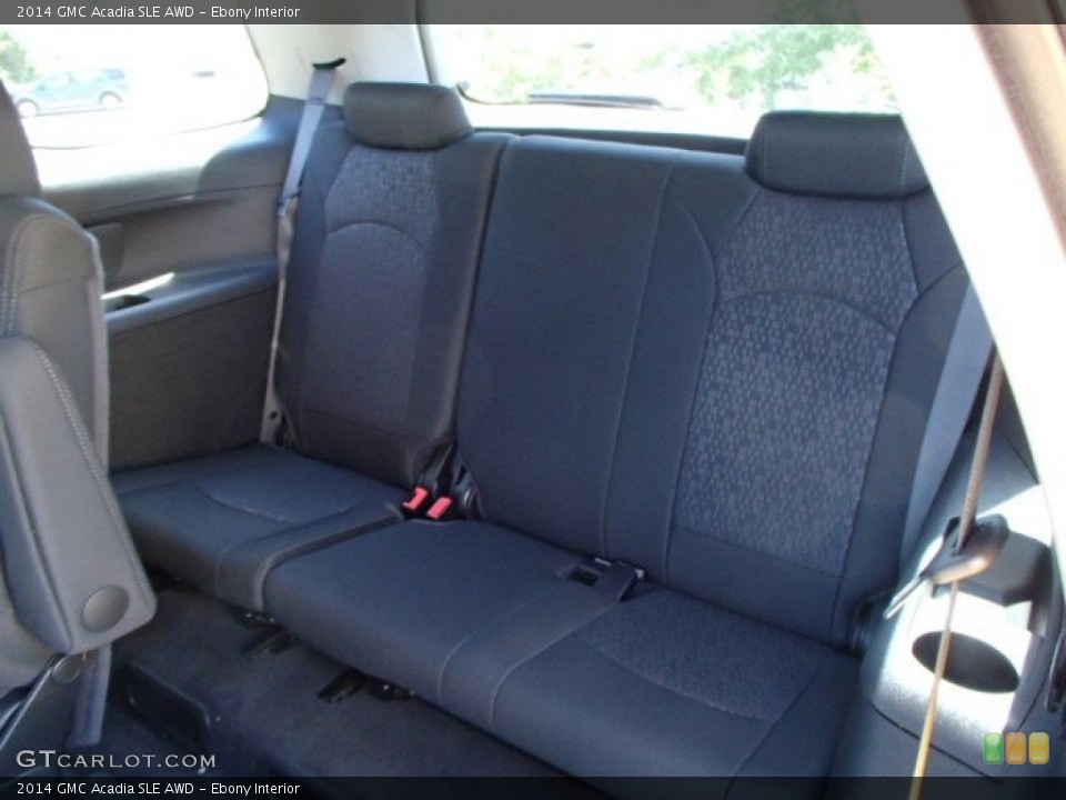 Ebony Interior Rear Seat for the 2014 GMC Acadia SLE AWD #83885548