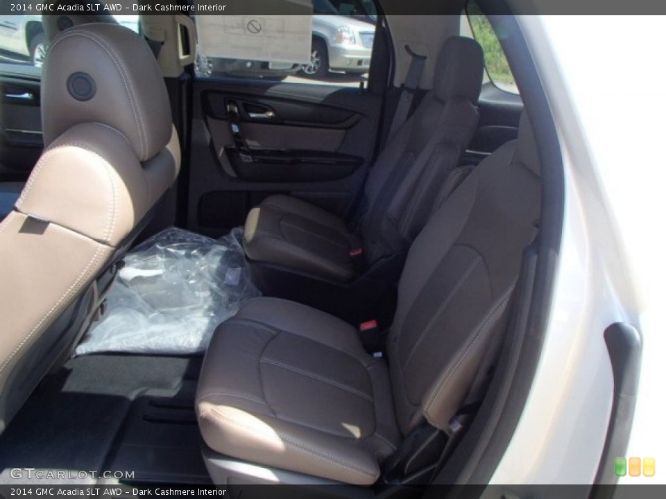Dark Cashmere Interior Rear Seat for the 2014 GMC Acadia SLT AWD #83886444