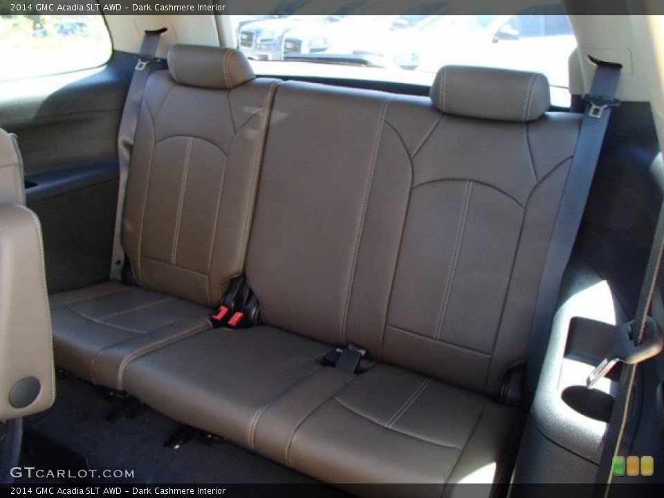 Dark Cashmere Interior Rear Seat for the 2014 GMC Acadia SLT AWD #83886466