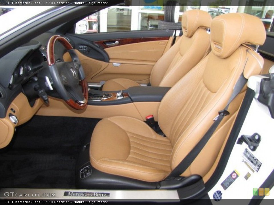 Natural Beige Interior Photo for the 2011 Mercedes-Benz SL 550 Roadster #83889523