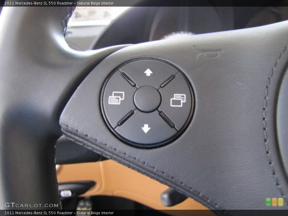 Natural Beige Interior Controls for the 2011 Mercedes-Benz SL 550 Roadster #83889784