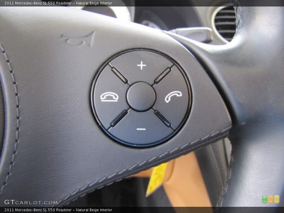 Natural Beige Interior Controls for the 2011 Mercedes-Benz SL 550 Roadster #83889805