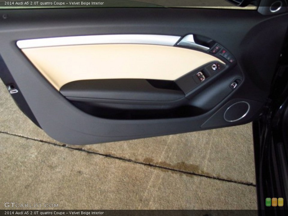 Velvet Beige Interior Door Panel for the 2014 Audi A5 2.0T quattro Coupe #83889817
