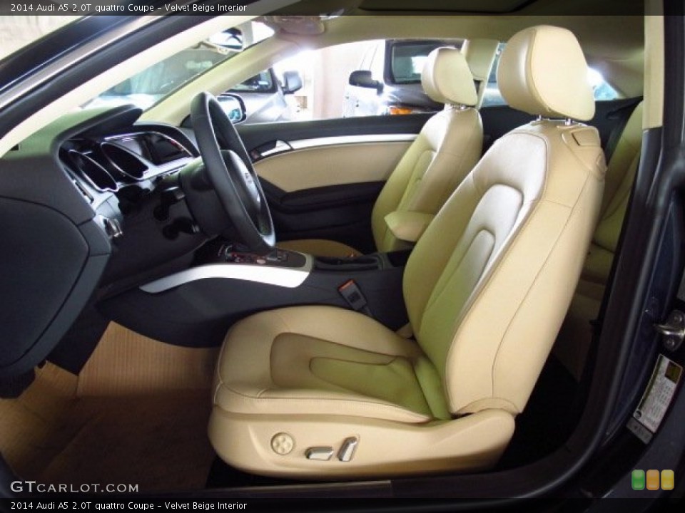 Velvet Beige Interior Photo for the 2014 Audi A5 2.0T quattro Coupe #83889829