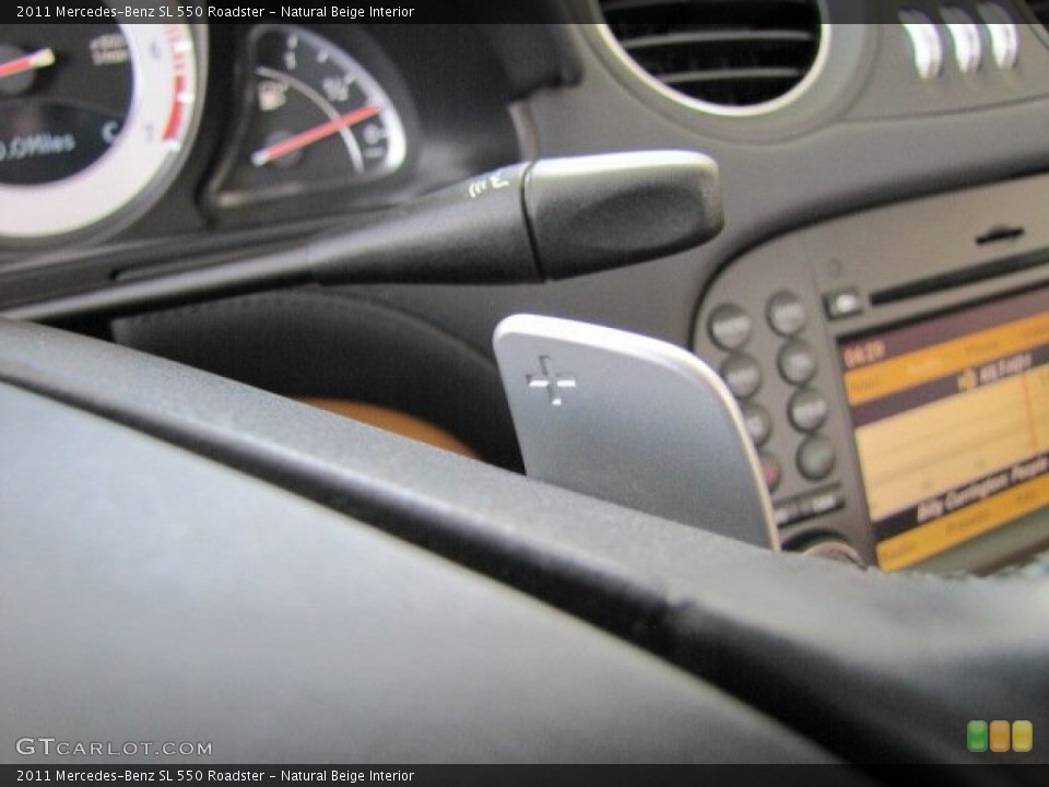 Natural Beige Interior Transmission for the 2011 Mercedes-Benz SL 550 Roadster #83889841