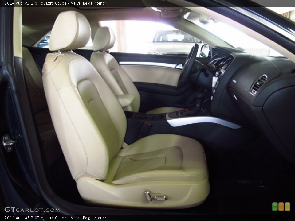 Velvet Beige Interior Front Seat for the 2014 Audi A5 2.0T quattro Coupe #83889868