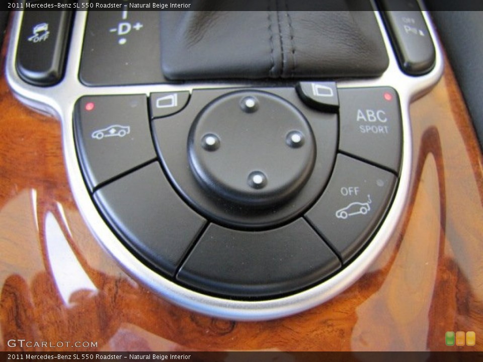 Natural Beige Interior Controls for the 2011 Mercedes-Benz SL 550 Roadster #83890045