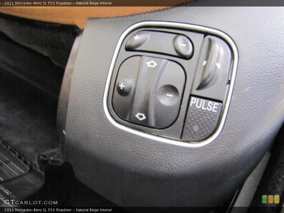 Natural Beige Interior Controls for the 2011 Mercedes-Benz SL 550 Roadster #83890411