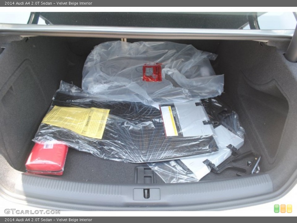 Velvet Beige Interior Trunk for the 2014 Audi A4 2.0T Sedan #83890423