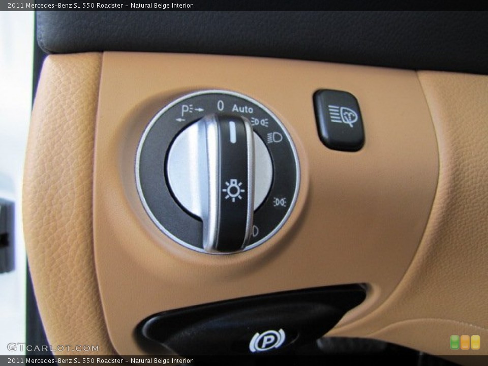 Natural Beige Interior Controls for the 2011 Mercedes-Benz SL 550 Roadster #83890426