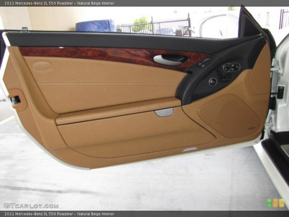 Natural Beige Interior Door Panel for the 2011 Mercedes-Benz SL 550 Roadster #83890522