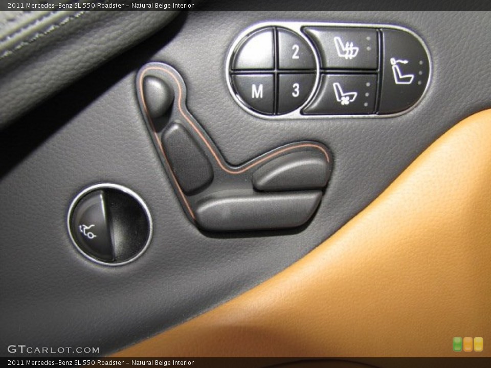 Natural Beige Interior Controls for the 2011 Mercedes-Benz SL 550 Roadster #83890561