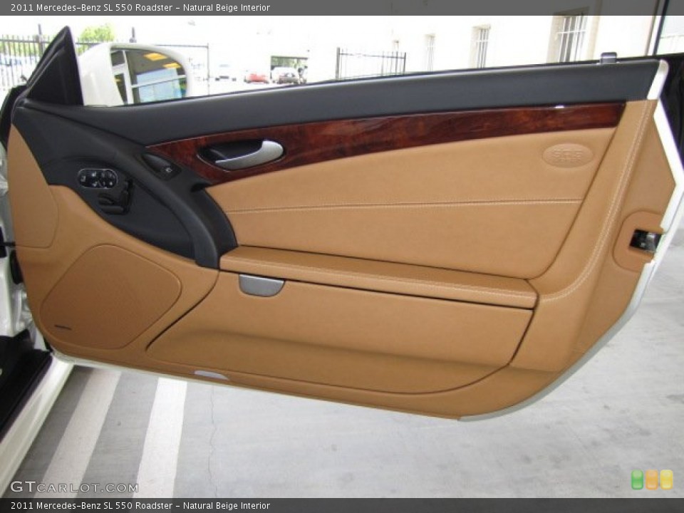 Natural Beige Interior Door Panel for the 2011 Mercedes-Benz SL 550 Roadster #83890603