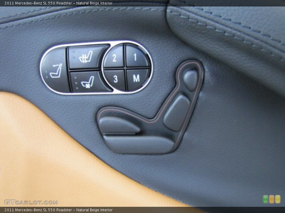 Natural Beige Interior Controls for the 2011 Mercedes-Benz SL 550 Roadster #83890627