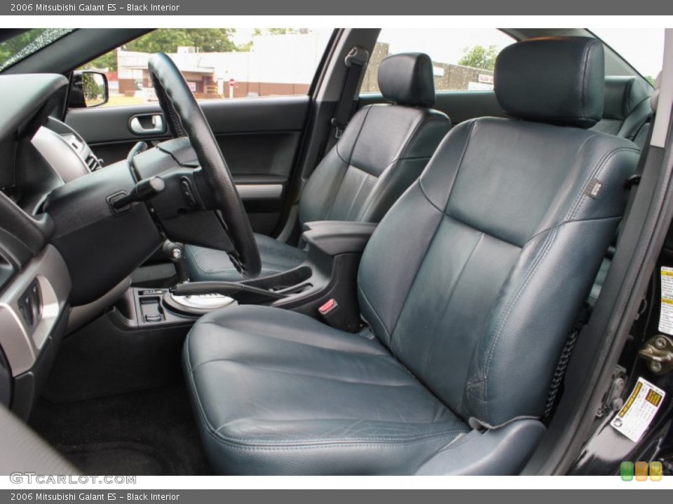 Black Interior Front Seat for the 2006 Mitsubishi Galant ES #83890762